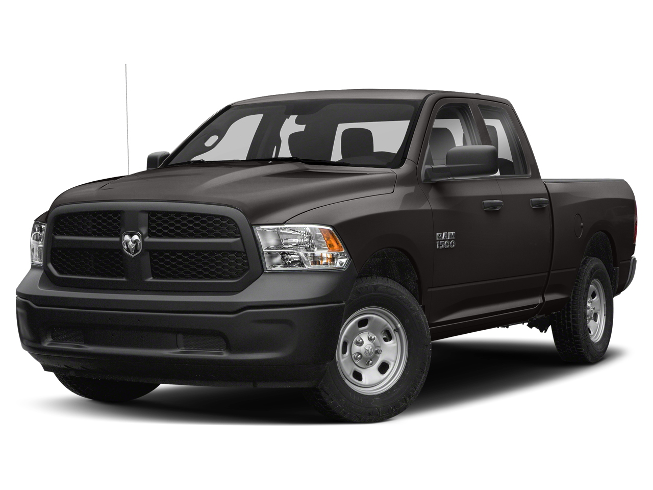 2015 RAM 1500 Express in Granite Crystal Metallic Clearcoat — front three-quarter view