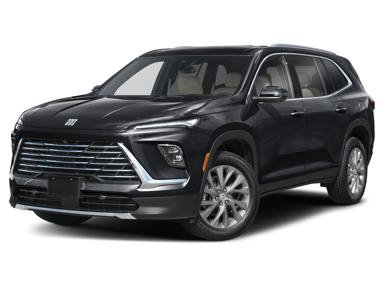 2026 Buick Enclave Preferred FWD in Ebony Twilight Metallic — front three-quarter view
