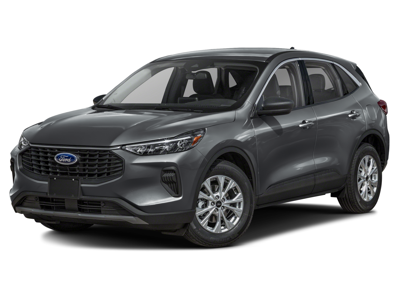2024 Ford Escape Active in Black Metallic — front three-quarter view