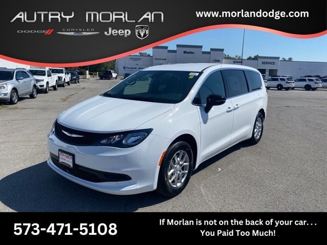 2026 Chrysler Voyager VOYAGER LX in Bright White Clear-Coat Exterior Paint — front three-quarter view