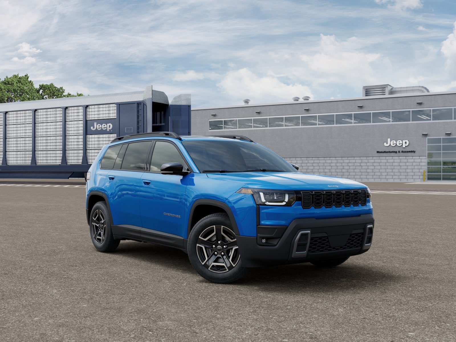 2026 Jeep Cherokee — rear three-quarter view