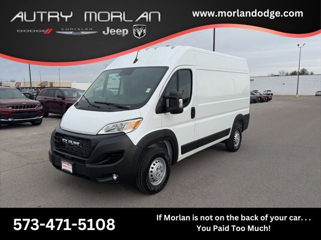2026 RAM Ram ProMaster RAM PROMASTER 2500 TRADESMAN CARGO VAN HIGH ROOF 136' WB in Bright White Clear-Coat Exterior Paint — front...